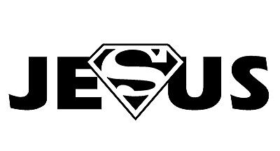 Jesus Superman funny car bumper sticker sticker decal | eBay