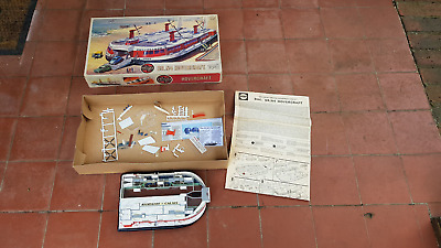 Airfix cross channel Hovercraft BHC SR.N4 plastic model kit part built ...