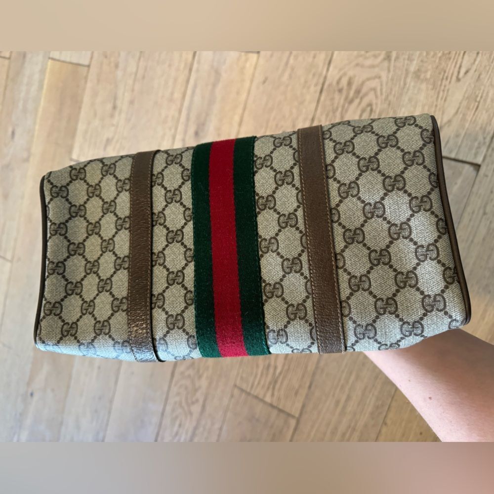 Gucci Vintage Speedy Leather Boston Bag Authentic - image 3