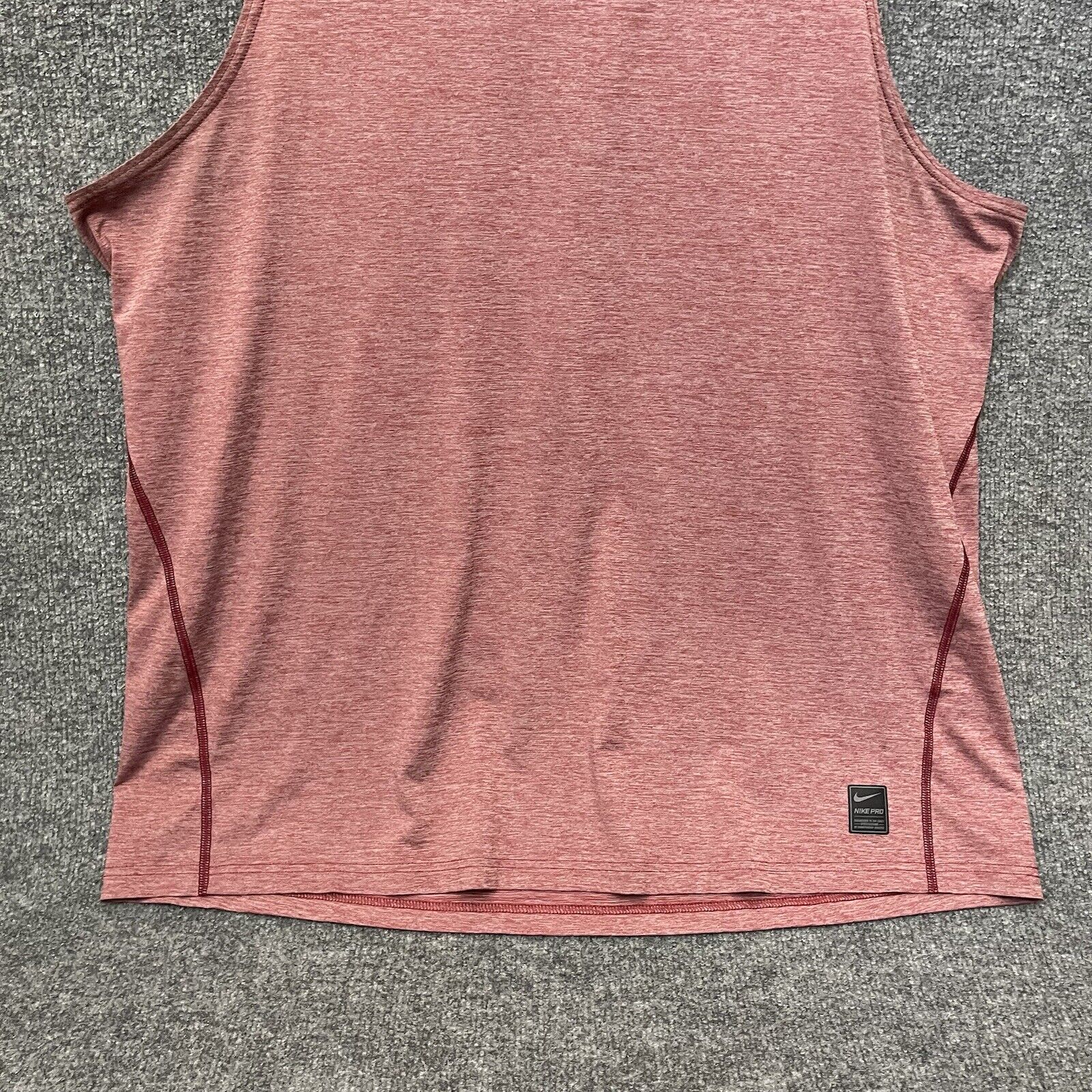 Nike Pro Tank Top Shirt Men’s Size 2XL Heather Red - image 3