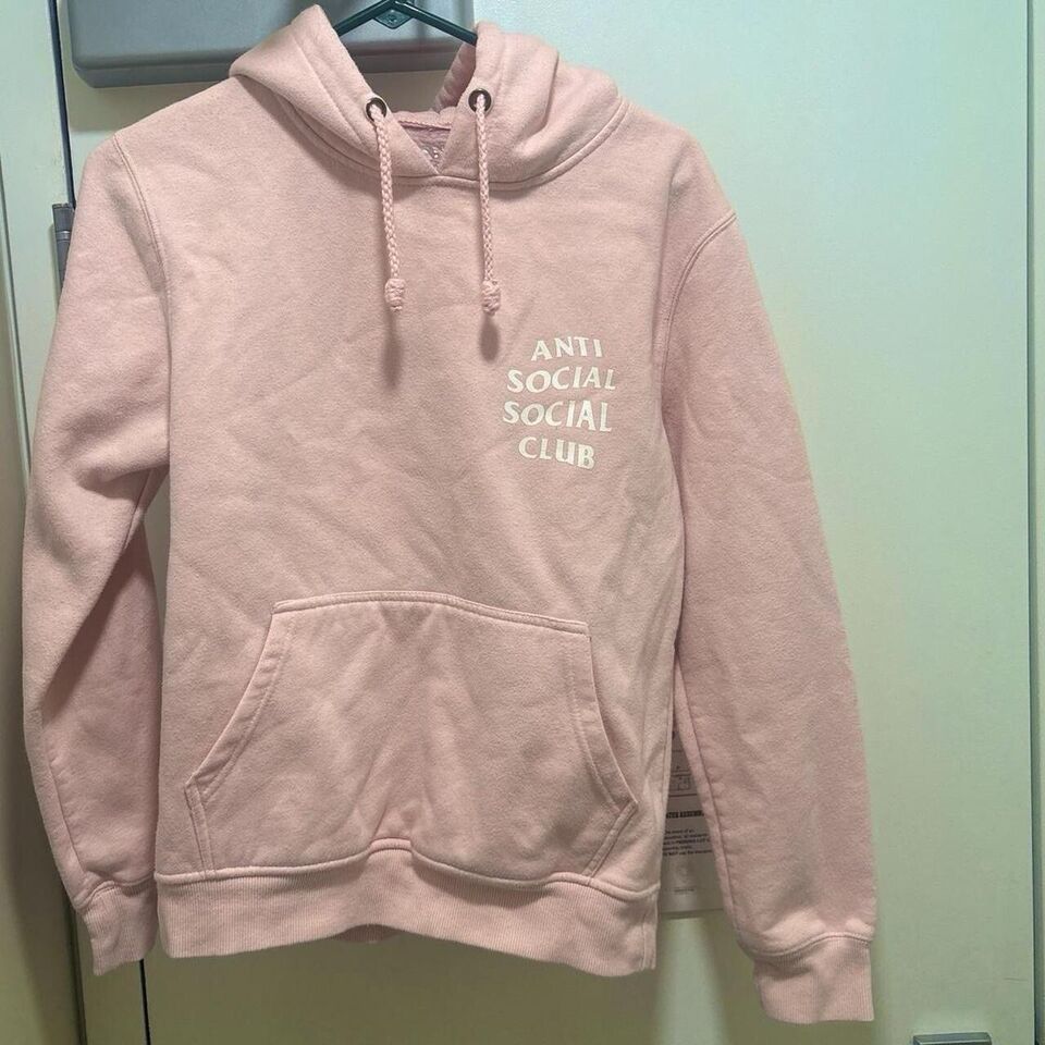 Anti Social Social Club Pink Hoodie | eBay