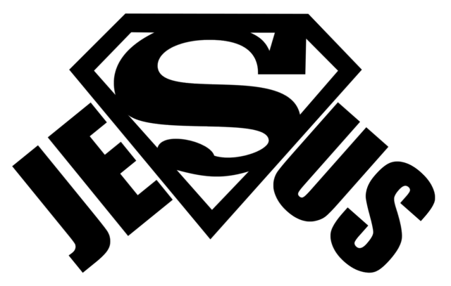 Jesus Superman Vinyl Decal, Bumper Sticker, Christian, Car, Window ...