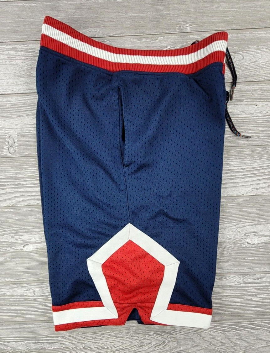 Vtg Nike Athletic Basketball Drawstring Shorts Bl… - image 4