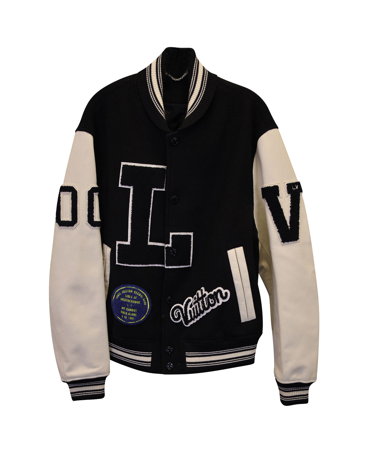 Louis Vuitton Varsity Jacket In And White Cotton … - image 1