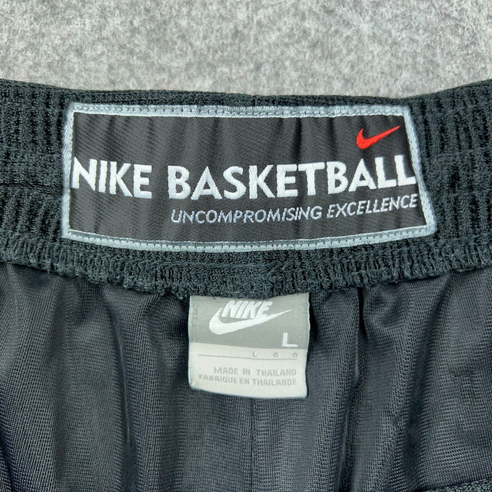 VTG Nike Basketball Shorts Mens Large Black Dazzl… - image 4