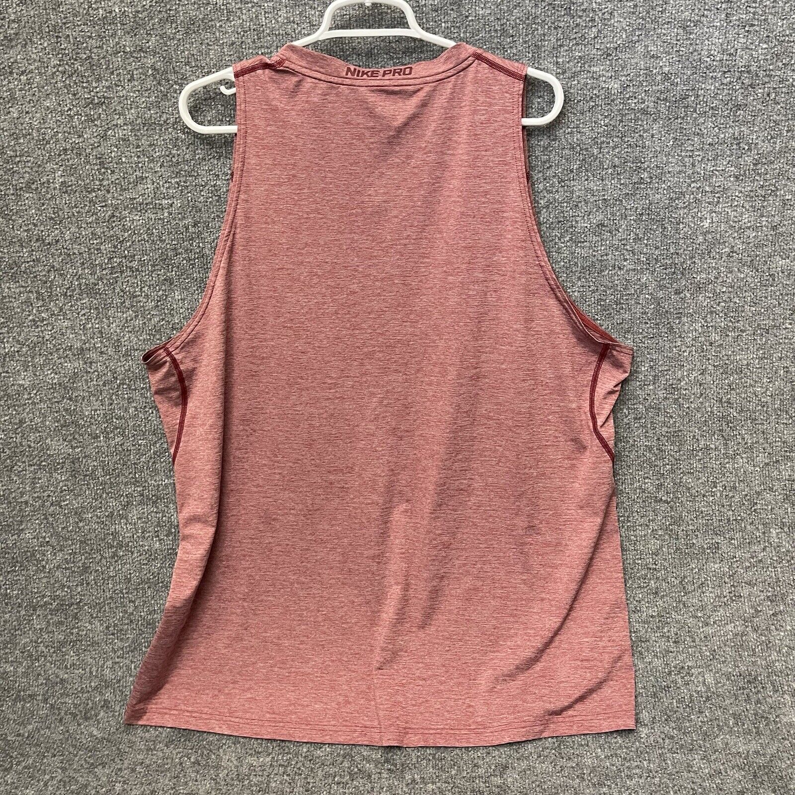 Nike Pro Tank Top Shirt Men’s Size 2XL Heather Red - image 6