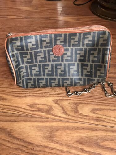 Fendi Vintage Bag /Crossbody Bag Coated Canvas Med