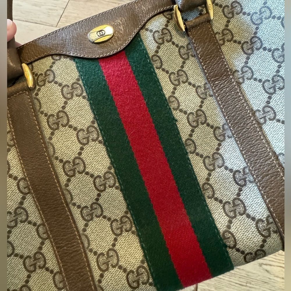 Gucci Vintage Speedy Leather Boston Bag Authentic - image 1