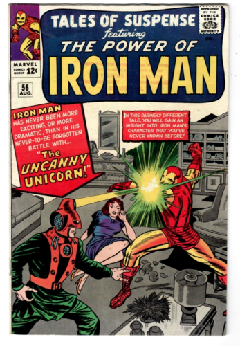 TALES OF SUSPENSE #56 Marvel Comics 1964 Iron Man vs. Unicorn , Watcher ...