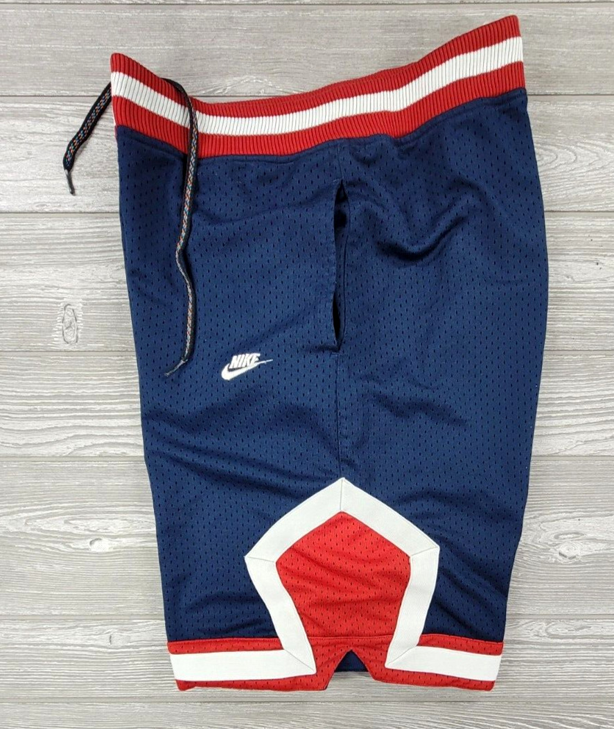 Vtg Nike Athletic Basketball Drawstring Shorts Bl… - image 2