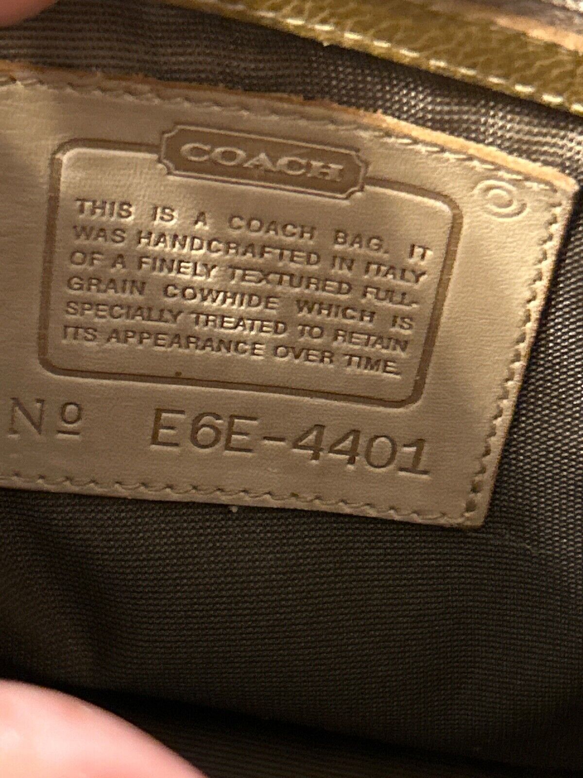 Vintage Coach Madison Brown Spence Leather  Cross… - image 10