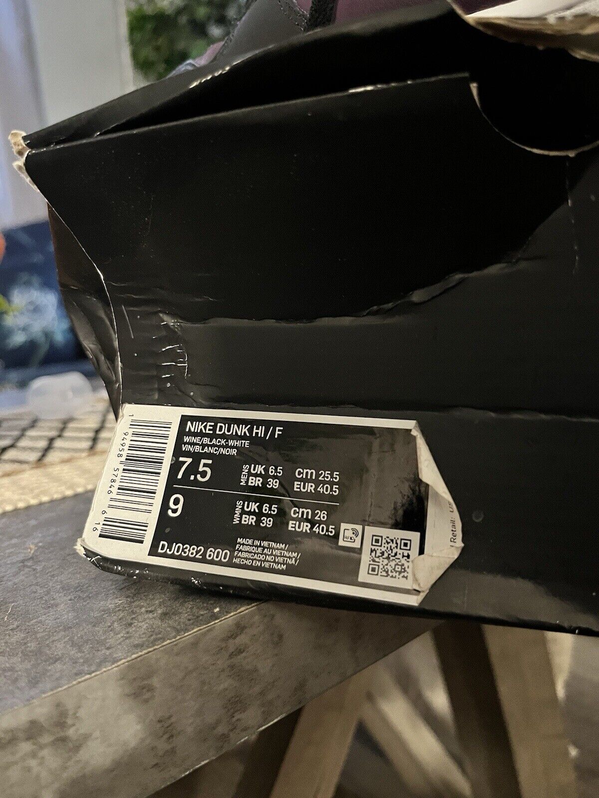 Fragment! Size 7.5 - Nike Dunk High x Fragment De… - image 7