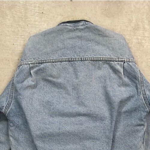 90's Vintage Euro Levi's Quilted Liner Denim Jack… - image 10