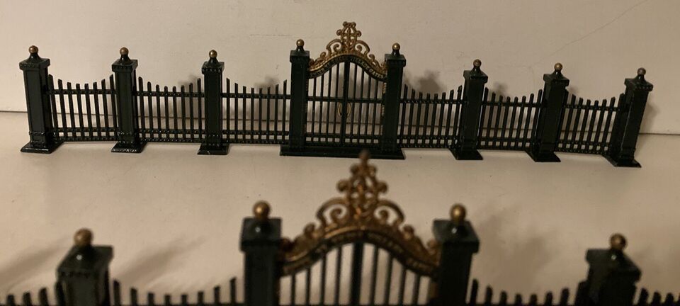 Depart 56 Wrought Iron Gate/Fence-Enter Ye These Village Gates-2 Gates ...