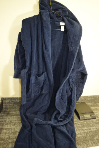 Vtg CHRISTIAN DIOR Bath Robe Thick Cotton Terry T… - image 1