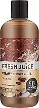 Voidemainen suihkugeeli "Tiramisu" Fresh Juice Tiramisu Creamy Shower Gel