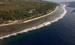 Aerial view of Nauru