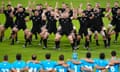 New Zealand perform the haka