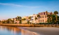 Historic homes on The Battery in Charleston.