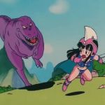 Dragon Ball Kid Chichi Dinosaur GIF Template