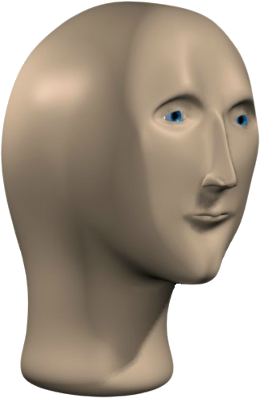 High Quality Transparent Meme Man Blank Meme Template