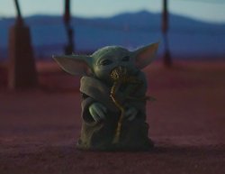 Baby yoda frog Meme Template