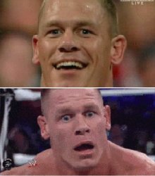 John Cena Happy/Sad Meme Template