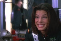 Demolition Man Sandra Bullock goofy smile Meme Template