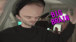 pewdiepie got a big brain Meme Template