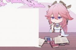 Yae miko wisdom Meme Template