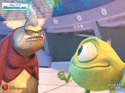 Roz, Monsters Inc, stunned silence Meme Template