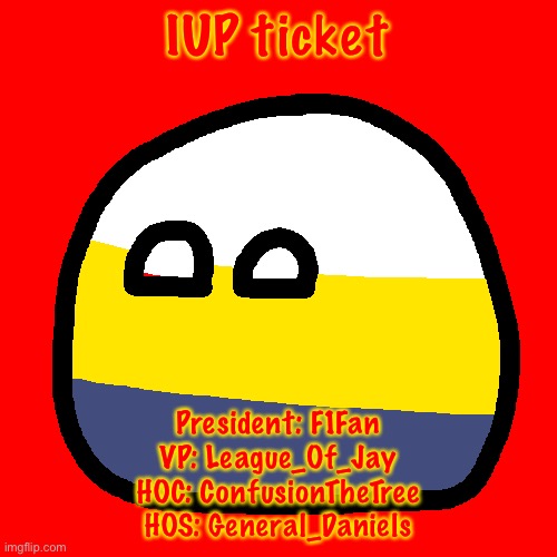 Classical Liberalism | IUP ticket; President: F1Fan
VP: League_Of_Jay
HOC: ConfusionTheTree
HOS: General_Daniels | image tagged in classical liberalism | made w/ Imgflip meme maker