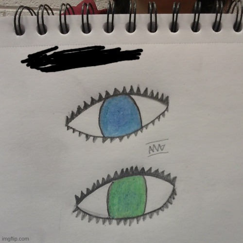 first time ive drawn eye's and them look good  lol | made w/ Imgflip meme maker