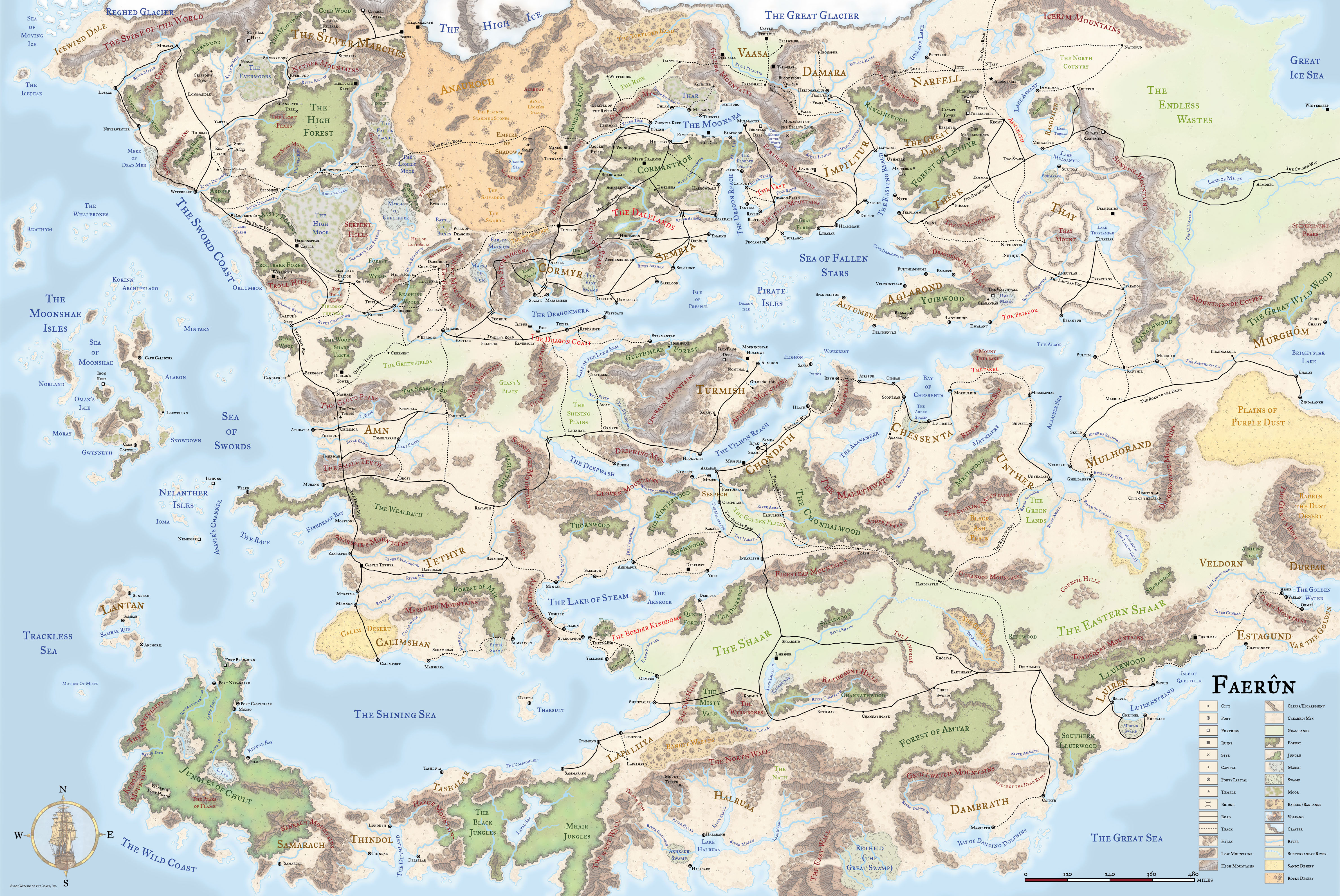 D Amp D 5e Map Of Faerun Sword - PELAJARAN