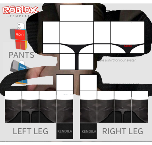 Roblox Pants Transparent Template