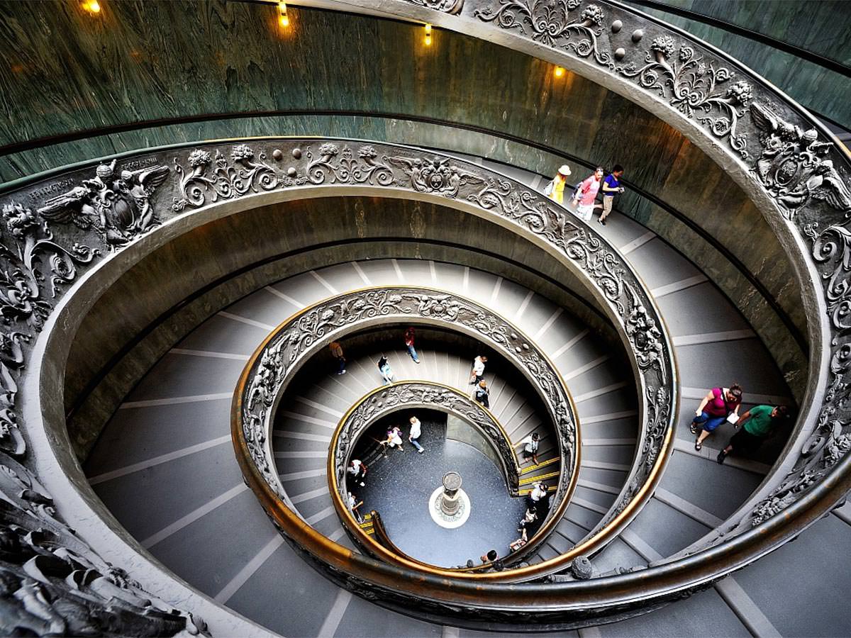 Vatican spiral stairs