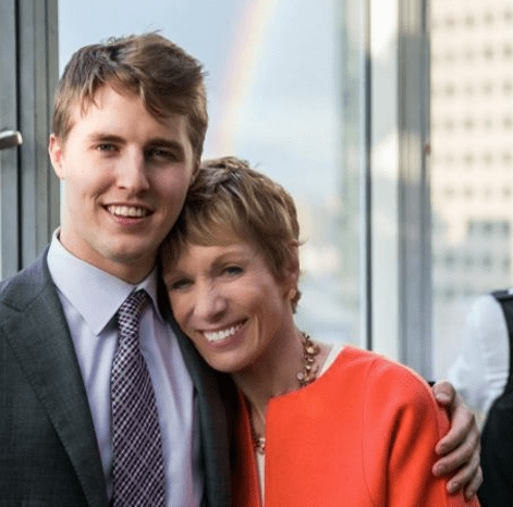 Photo of Barbara Corcoran  & her Son  Tom Higgins