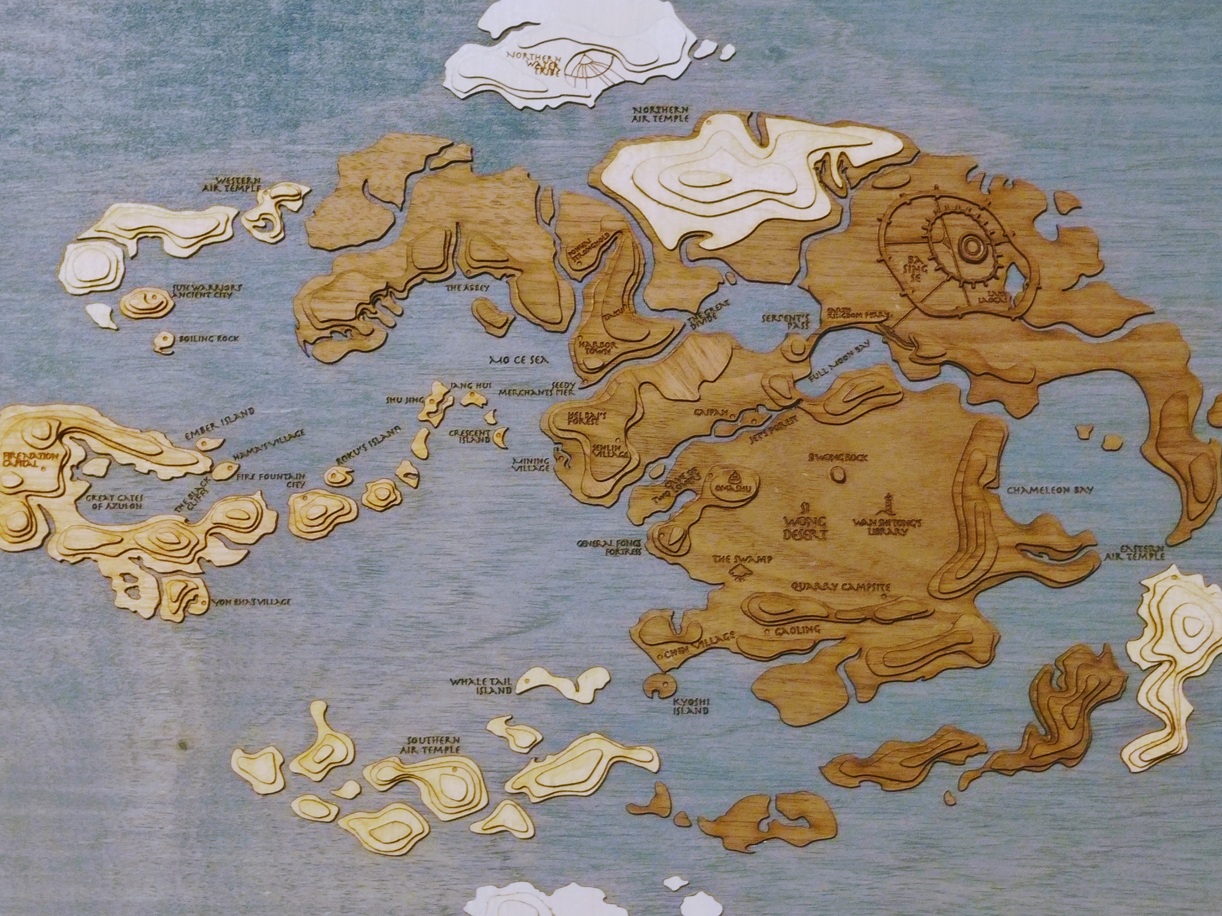 Avatar the last airbender world map geology - softbxe