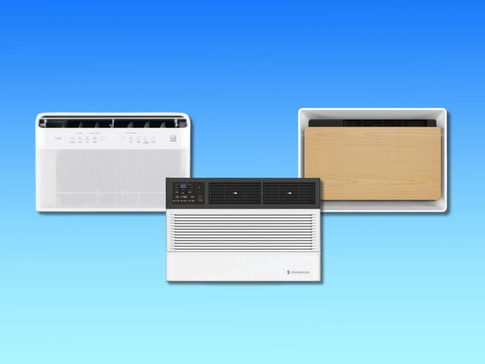 Selection of three window air conditioners