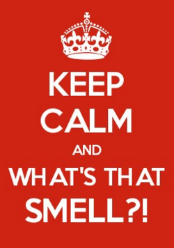 KEEP CALM AND WHAT'S THAT SMELL?!