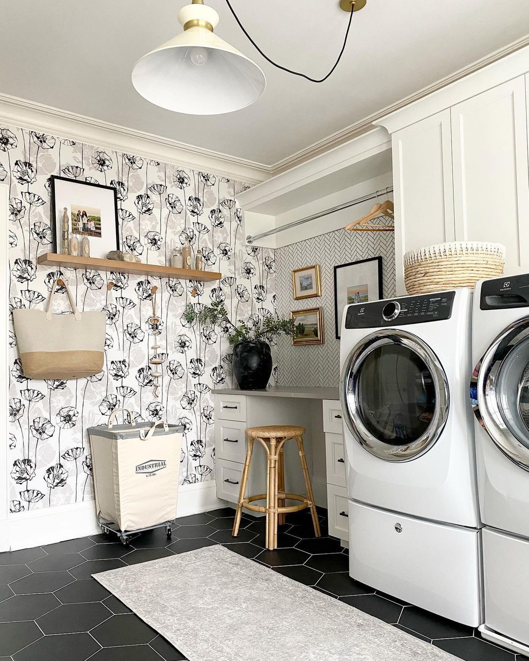 75 Wallpaper Laundry Room Ideas Youll Love  August 2023  Houzz