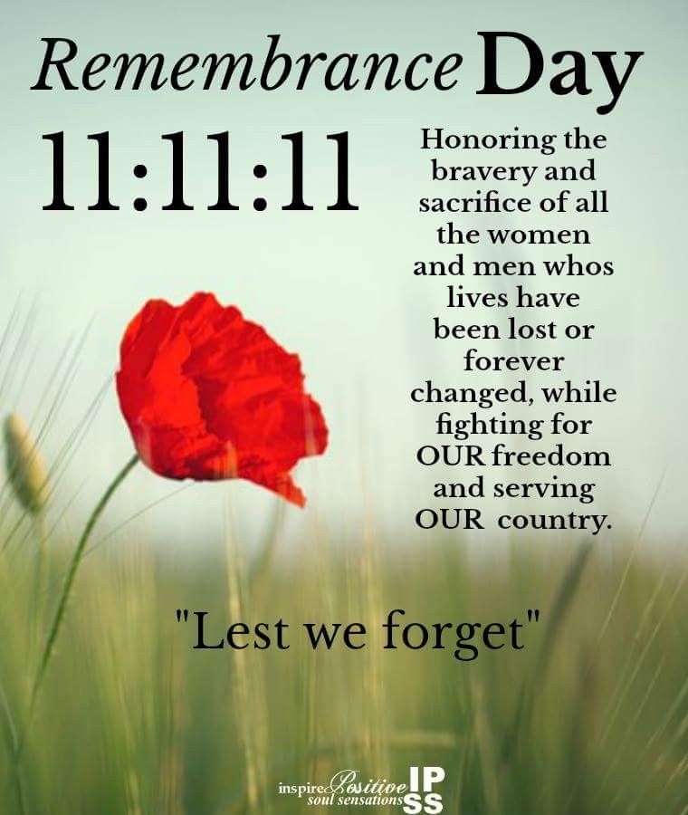 Remembrance Day Messages