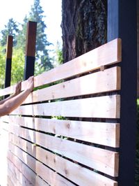 Build a beautiful and functional mid-century modern fence