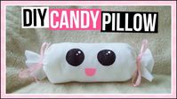 Cute No Sew DIY Candy Pillow 🍬 DIY Candy Room Decor In this video you'll learn how to make a candy pillow that's inspired from real candy. This DIY candy pillow is really easy to make and it makes a cute DIY candy room decor idea for a party and a bedroom. This is a no sew throw pillow so that means you can glue it together and you don't have to sew it but you can sew this if you want.