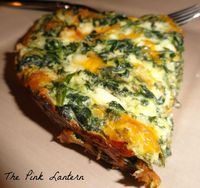 Crustless Spinach Quiche - ONLY 1 WW point per serving// This was delicious and we loved it. I added more garlic and used lots of fresh spinach.