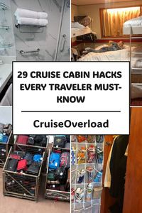 These genius Cruise Cabin Hacks are what you need to keep organized on your cruise - the perfect cruise cabin hack travel tips fr a SMOOTH vacation