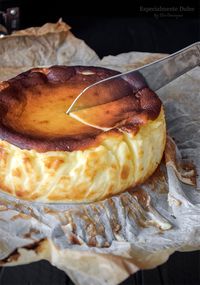 Tarta de queso de la viña tradicional (sin gluten) | Especialmente Dulce