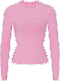 Check out this listing I just found on Poshmark: Long Sleeve Bubblegum Pink Skims. #shopmycloset #poshmark #shopping #style #pinitforlater #SKIMS #Tops