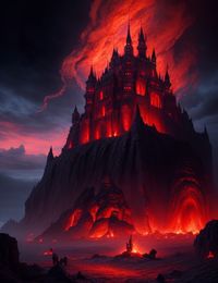 I had a terrible nightmare, with a black obsidian palace, surrounded by incandescent lava... I don't want to go back there!