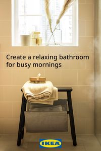 Get a home spa day every day with a bathroom that helps you feel relaxed.